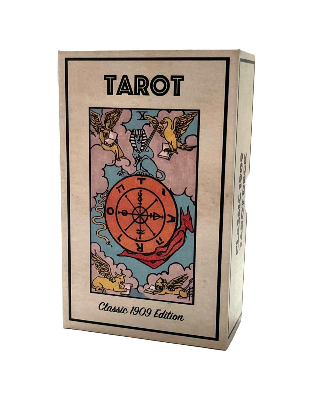 Vieux Monde Express Classic 1909 Tarot Deck cover with vintage artwork for authentic readings.