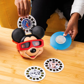 View-Master Mickey 3 reels with 21 images providing nostalgic Disney scenes