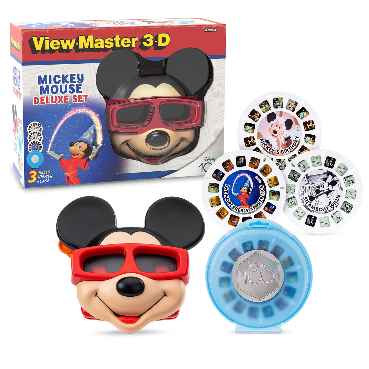 View-Master Mickey Mouse Deluxe Set viewer for immersive 3D joy
