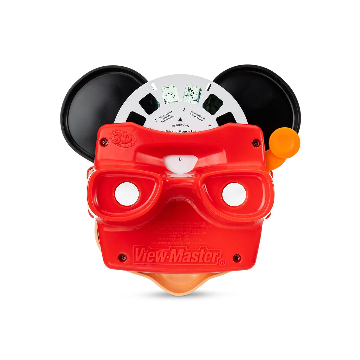 View-Master Mickey storage case keeps reels organized and ready for reuse