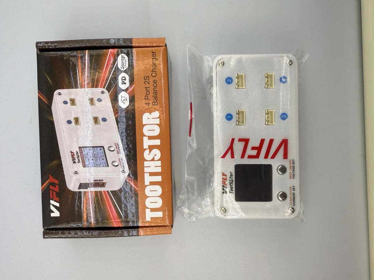 VIFLY ToothStor compact design fits on a workbench or travel kit.