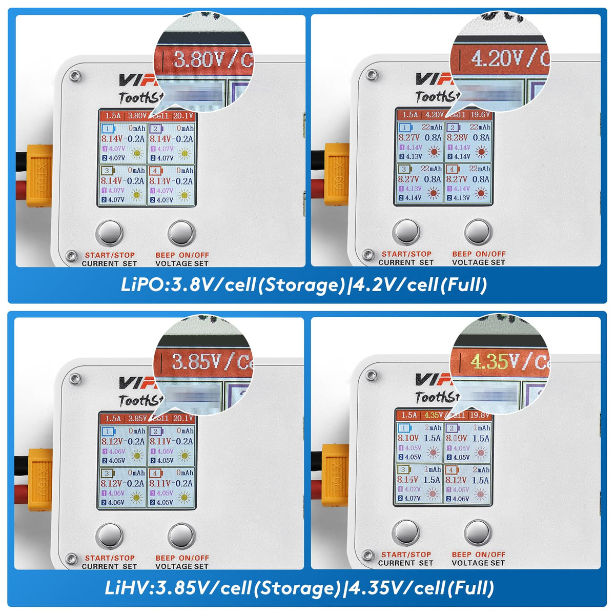 VIFLY ToothStor remembers last settings for quicker setup.