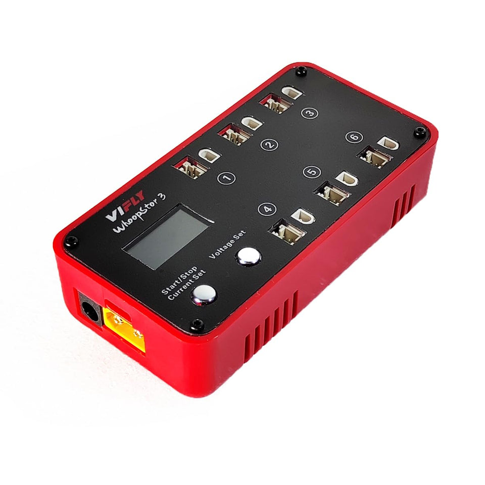 VIFLY WhoopStor V3 with 6 ports for simultaneous charging of multiple packs