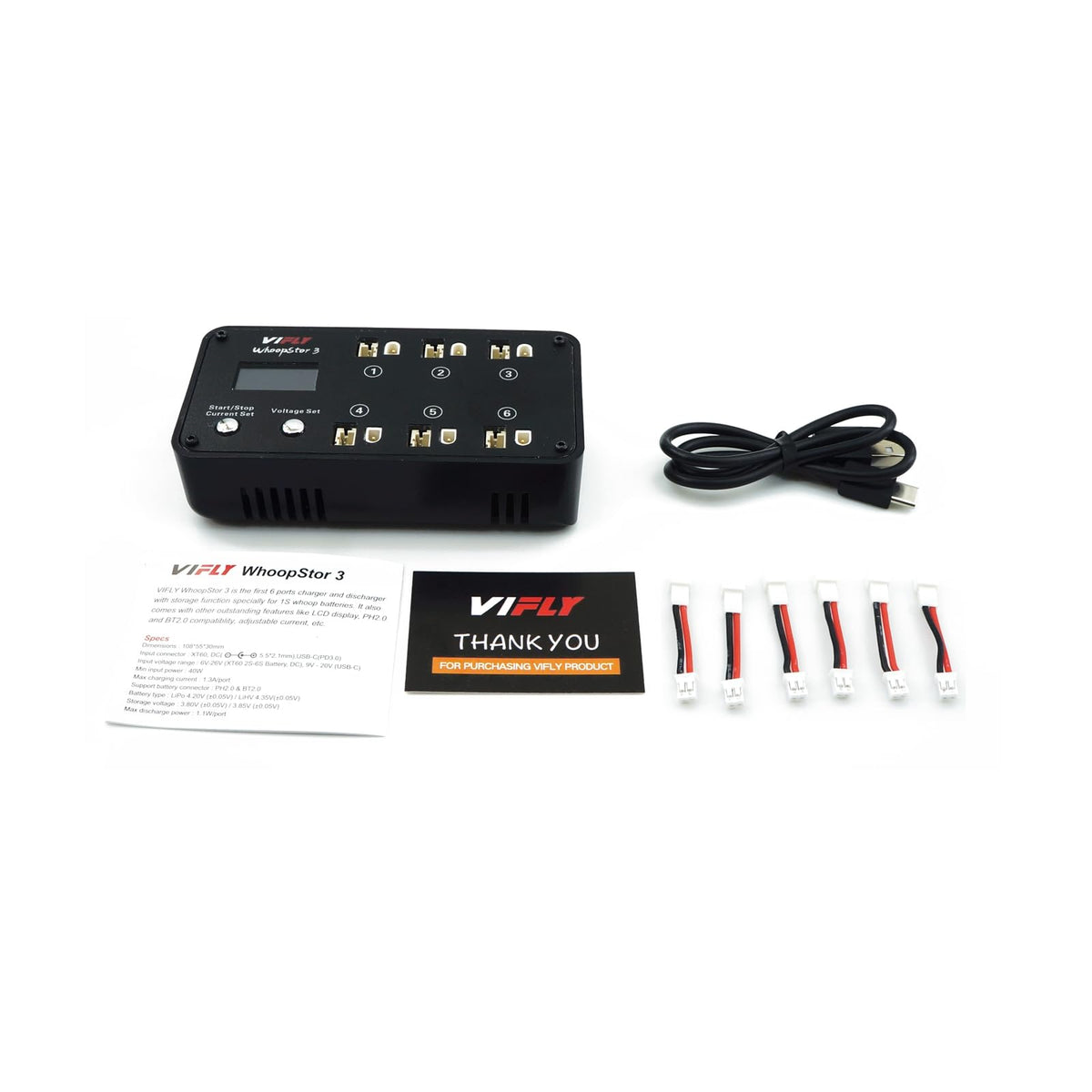 VIFLY WhoopStor V3 memory function saves last settings