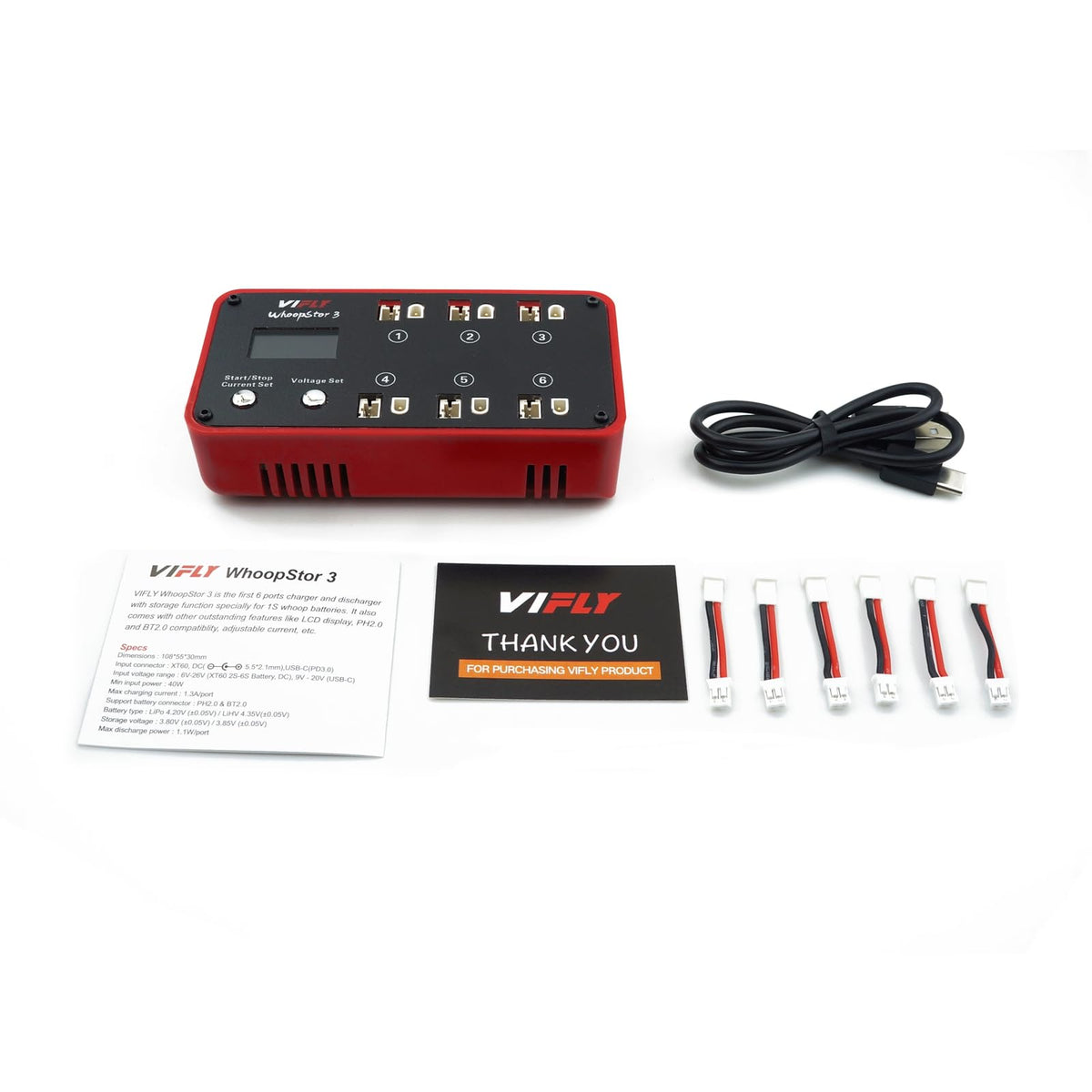 VIFLY WhoopStor V3 memory function speeds future charging sessions