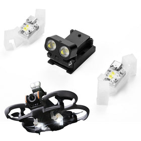 VIFLYRC front Cree lights illuminate the flight path for safe indoor navigation