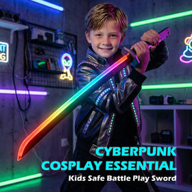 Viglaschill Spark Sword Sasuke-style blade enhances anime cosplay presence