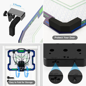 Vignuto durable net and noise-reducing pads protect doors