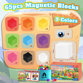 VigorFun storage bag with blocks enables easy cleanup and portability.