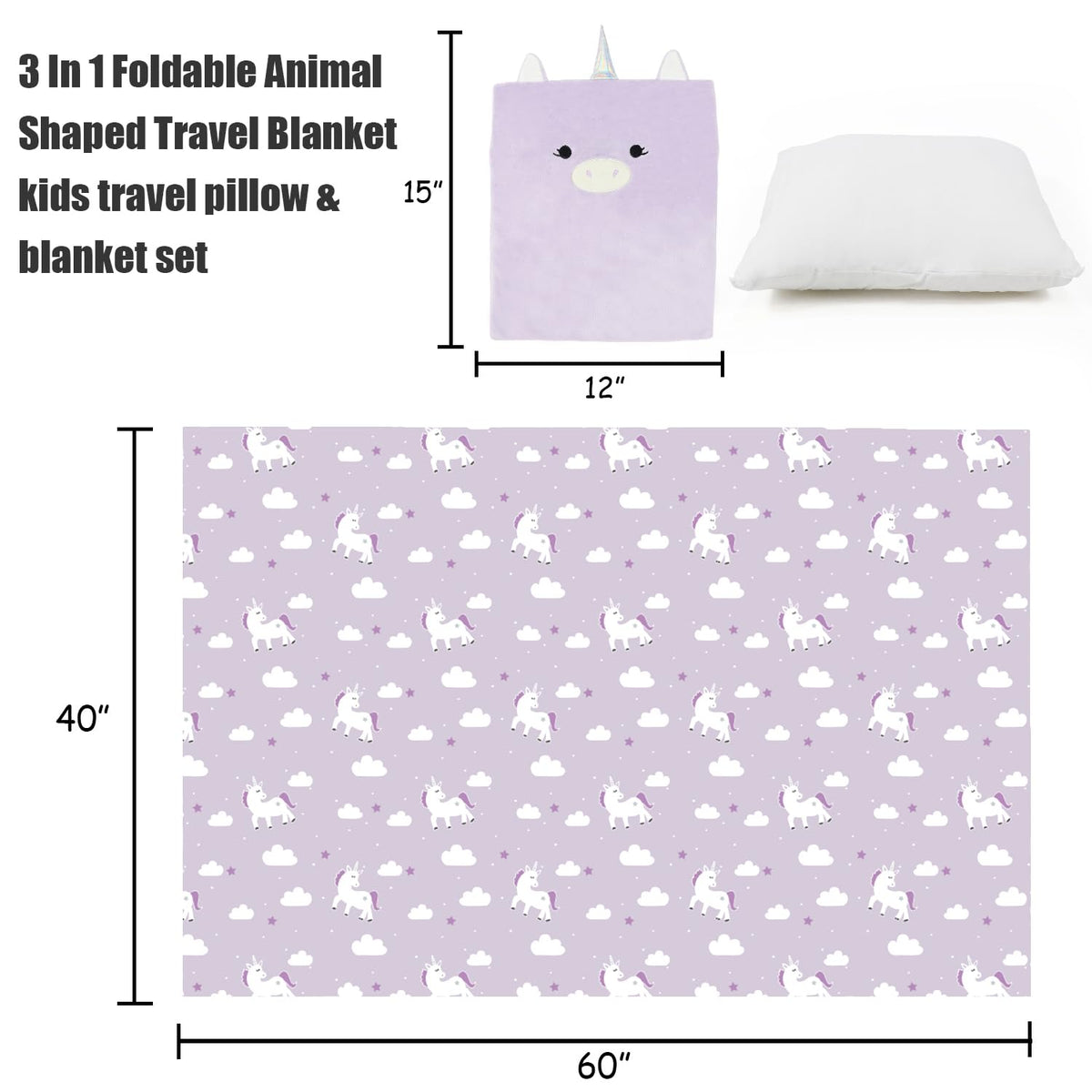 VigorSpring 3-in-1 travel set doubles as pillow, blanket, and hand warmer