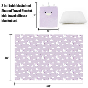 VigorSpring 3-in-1 travel set doubles as pillow, blanket, and hand warmer