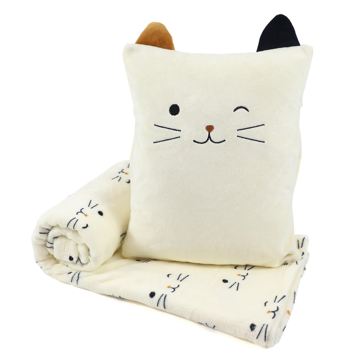VigorSpring cat pillow 15x12 inches offers cozy backrest for kids