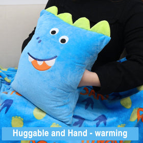 VigorSpring minky fleece pillow delivers plush nap comfort.