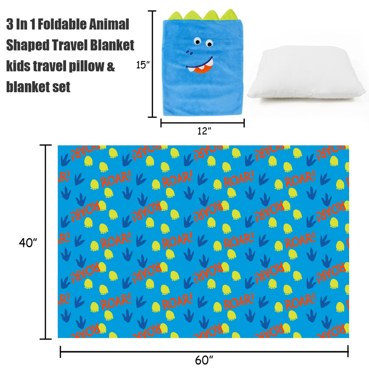 VigorSpring pillow hand warmer feature keeps little travelers snug.