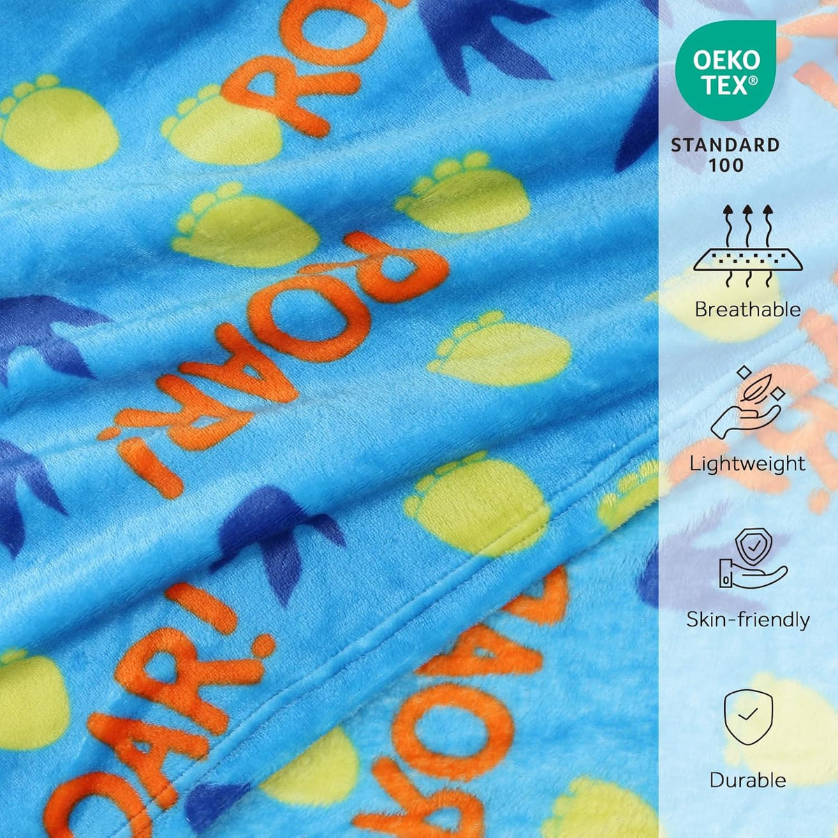 Soft flannel blanket from VigorSpring provides warmth during trips.