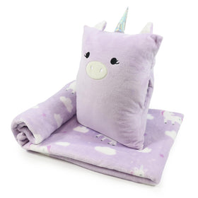 VigorSpring unicorn pillow 15x12 inches for cozy hugs on the go