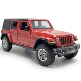 VIIGER Wrangler Sahara red finish with durable alloy body and rubber tires