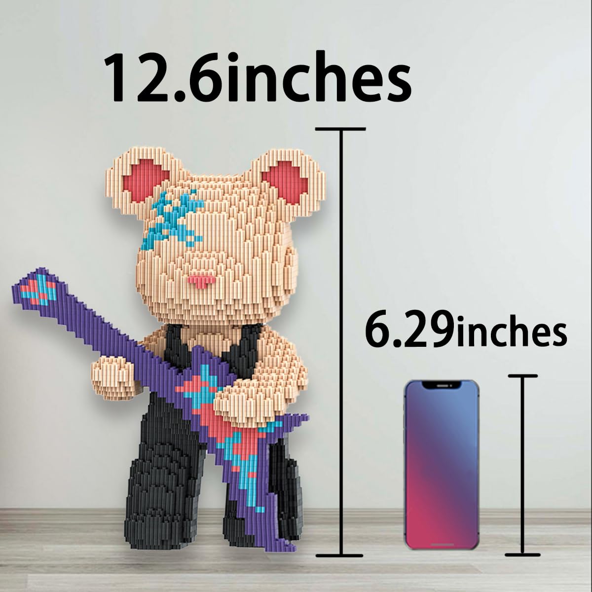 Gift-ready VIIOVOIIV TK Teddy Bear blocks in elegant box