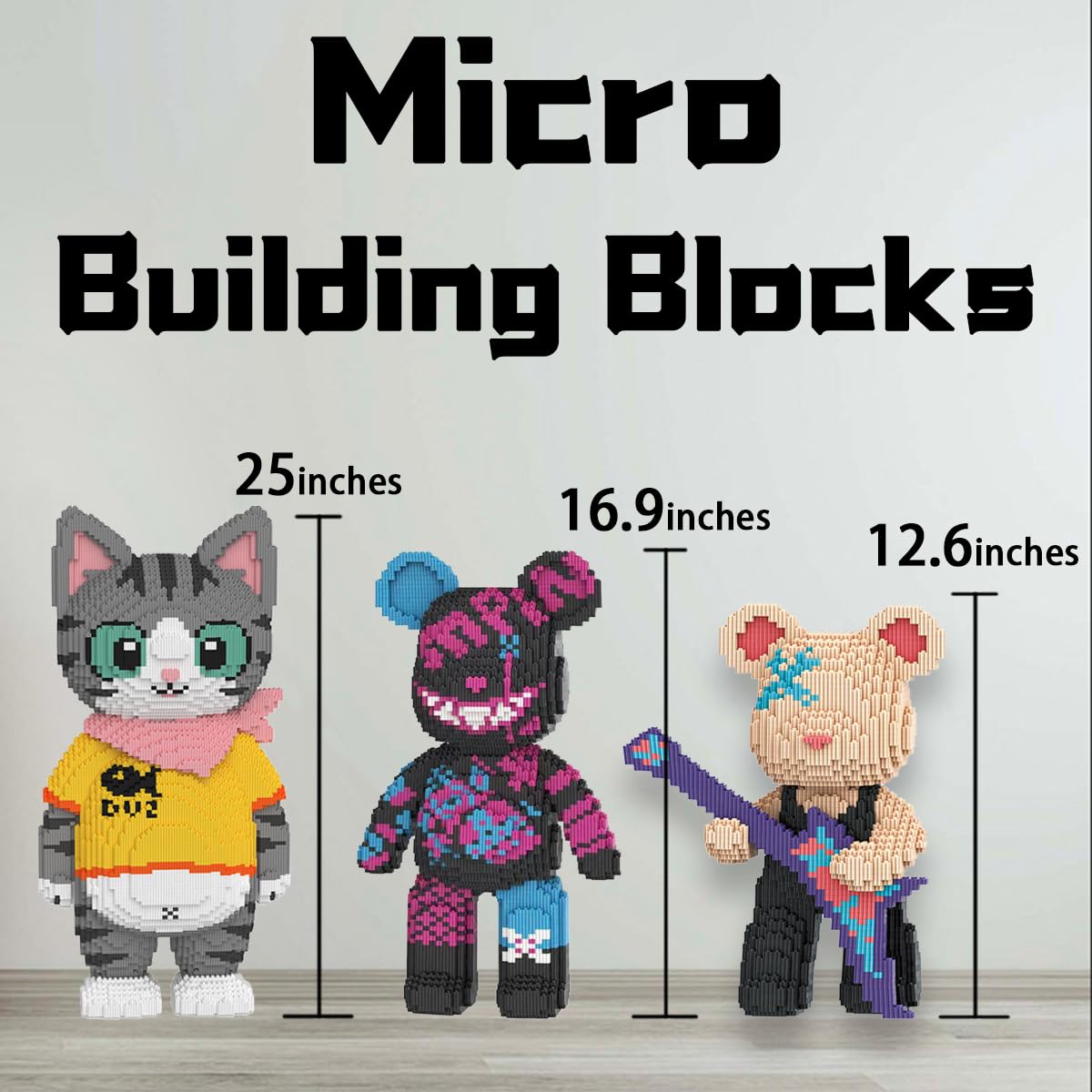 Non-toxic ABS material ensures safe play with long-lasting color