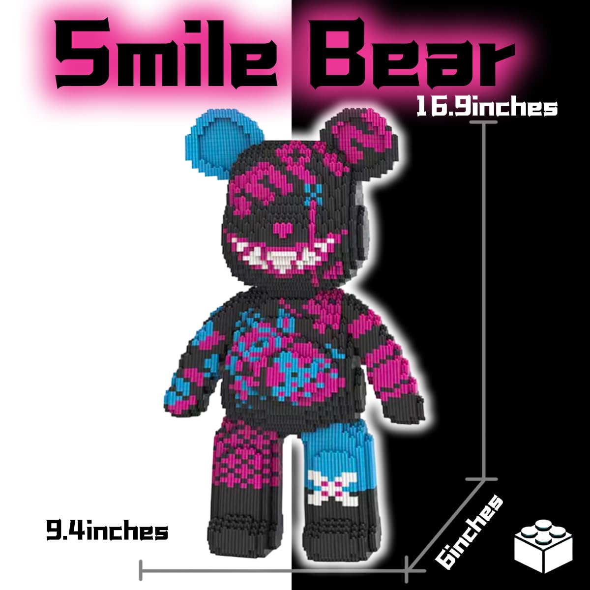 Freestanding display-ready VIIOVOIIV bear suits desks, shelves, or mantles