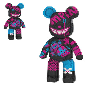 VIIOVOIIV Teddy Blocks Smile Bear graffiti front view highlights bold street-art design