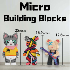 VIIOVOIIV safe, durable ABS material used for teddy bear blocks.