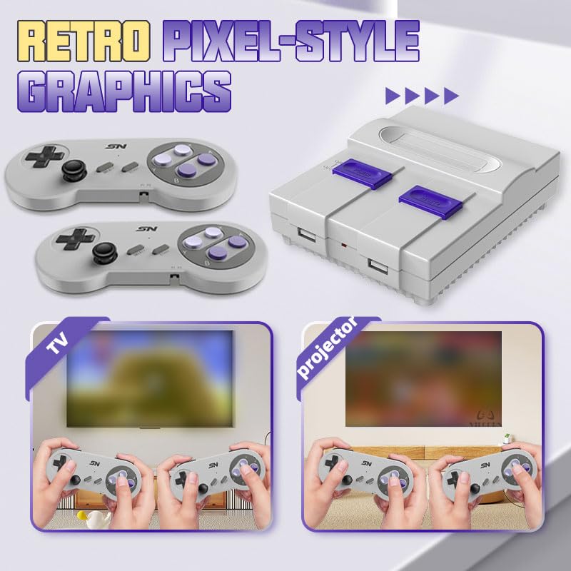 VILCORN connected to a 4K HDMI TV for crisp retro visuals.