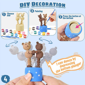 Vileafy paintbrush set designed for young artists to create details.