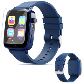 Vilicert kids smart watch front view with durable design and kid-friendly interface.