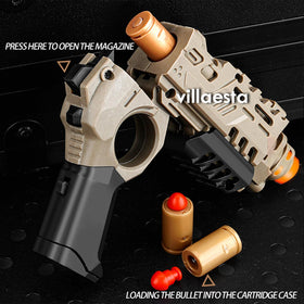Villaesta soft projectiles used indoors leave no marks on surfaces.