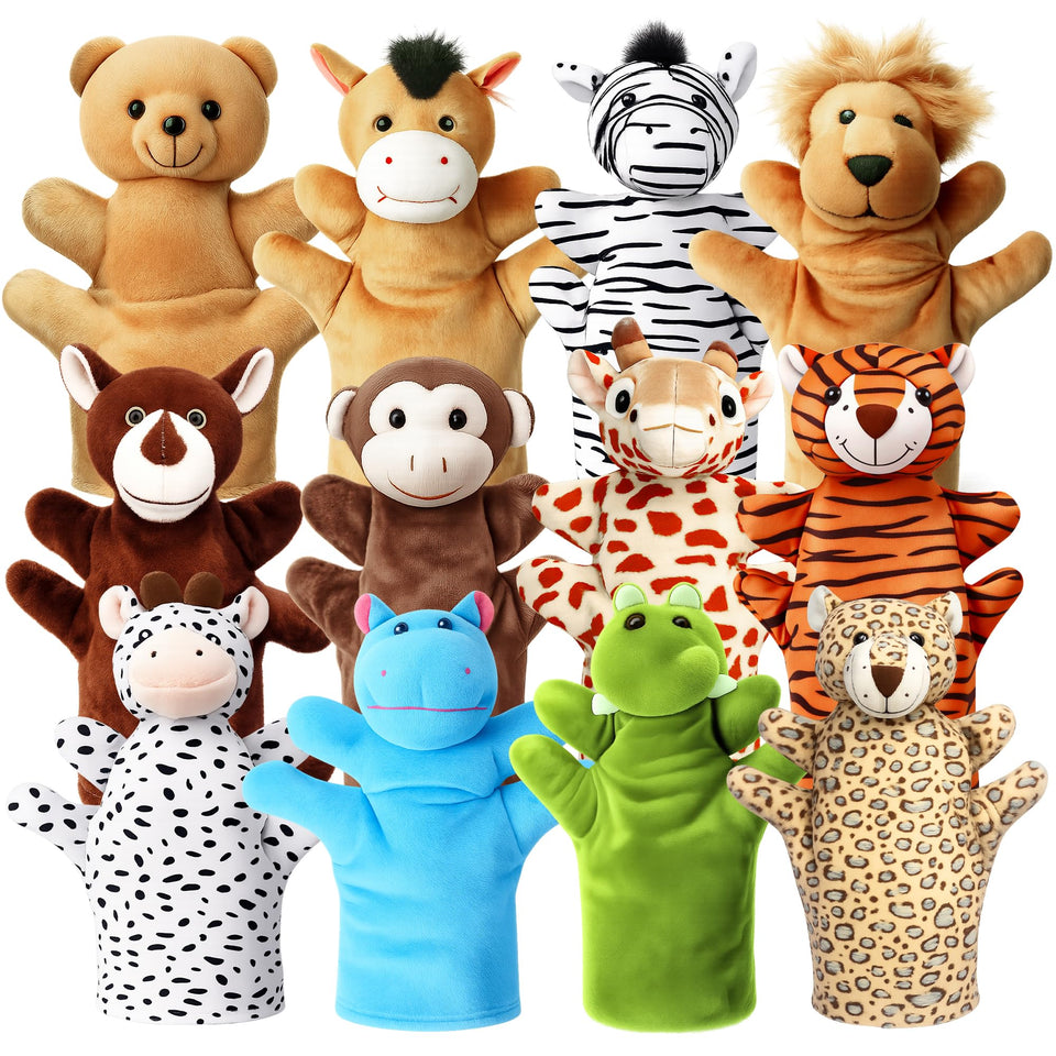 ViLSOM hand puppet bear for imaginative storytelling and group play.
