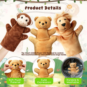 ViLSOM hand puppet horse supports playful narratives and family fun.