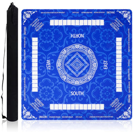 Viluda mahjong mat anti-slip blue for stable gameplay on any table.
