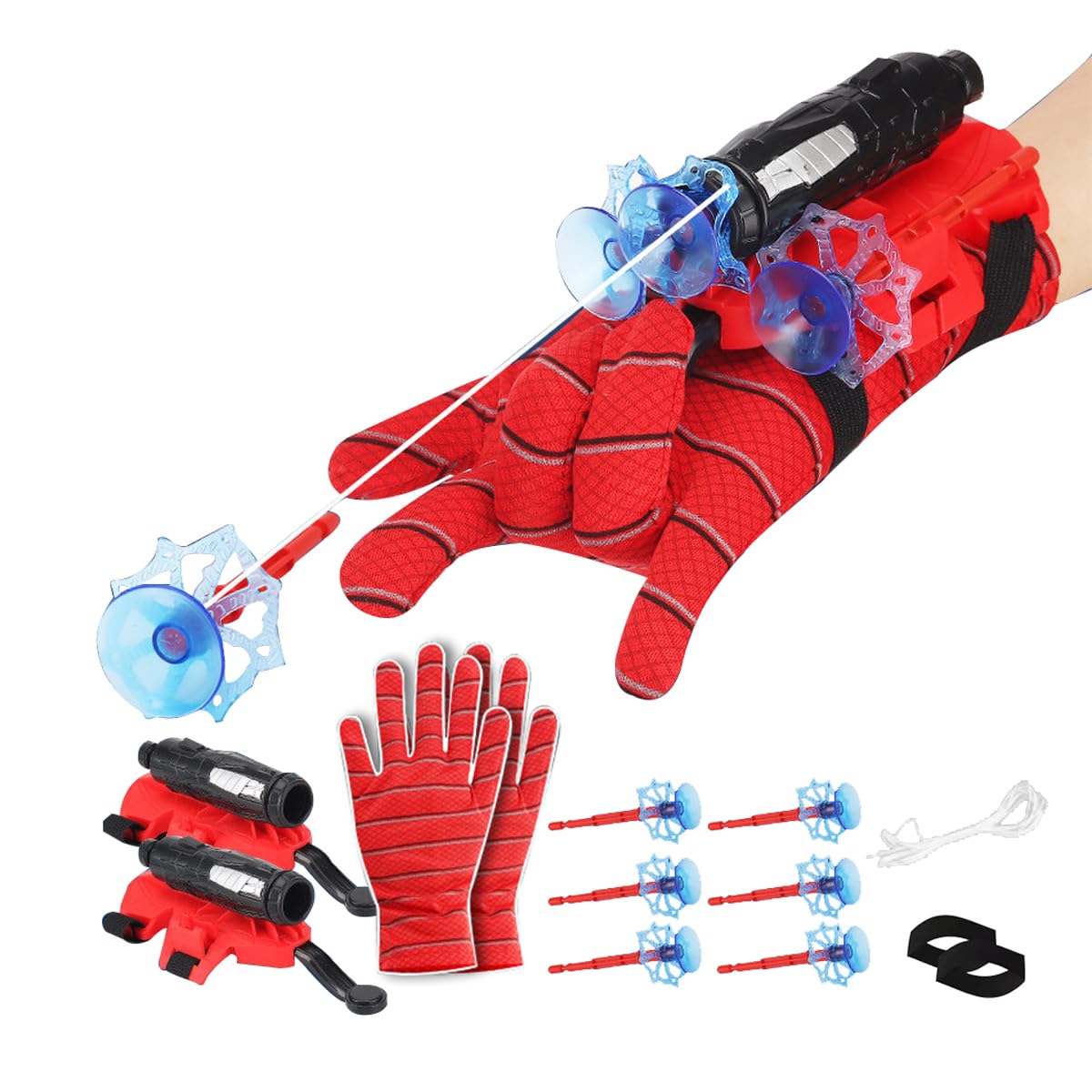 Vinciph Spider Silk Launcher glove for kids, ideal for superhero dress-up and action play.