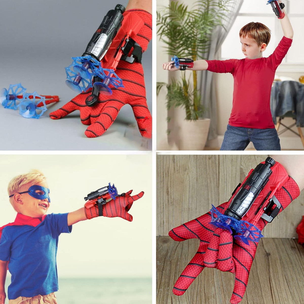 Vinciph Spider Silk Launcher hero play setup, enables cosplay and interactive storytelling.