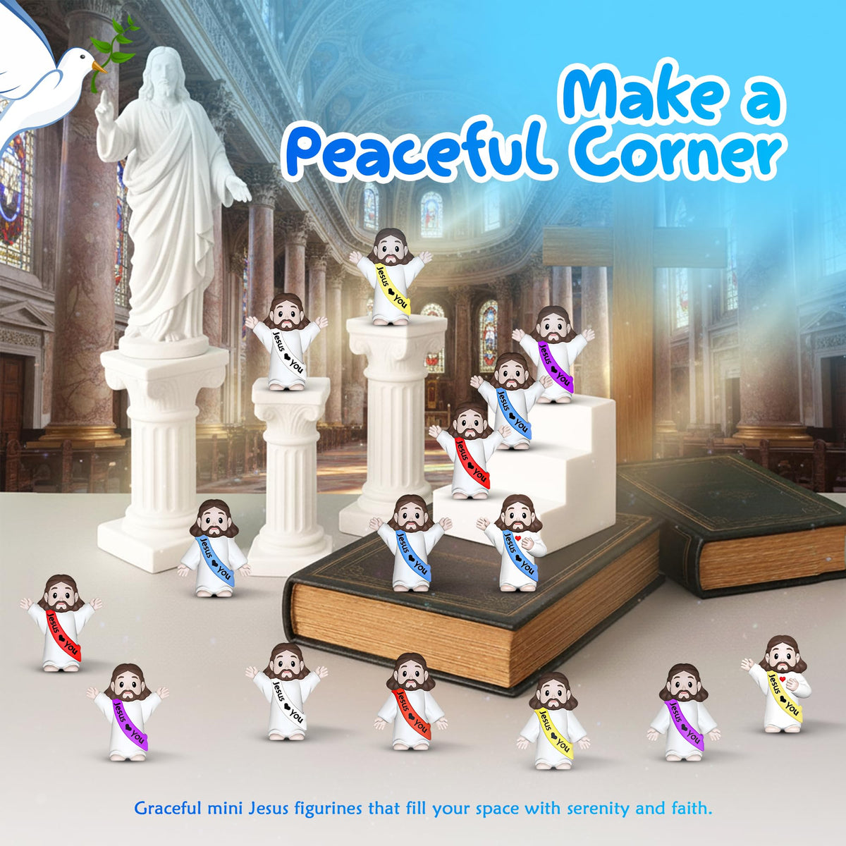 VINETEN Easter egg stuffer Jesus figure adds meaningful surprise to baskets.