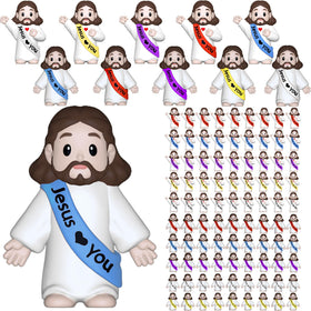 VINETEN little Jesus figure rainbow pack for Easter egg fillers and keepsakes.