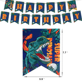 Vinfo Dinosaur Balloon Set adds height and fun to the dinosaur party scene.