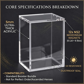 VINJKZQ magnetic closure keeps cases securely closed and accessible.