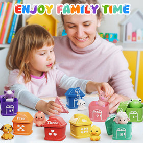 Vinkp silicone animal puppets promote fine motor skills through finger play
