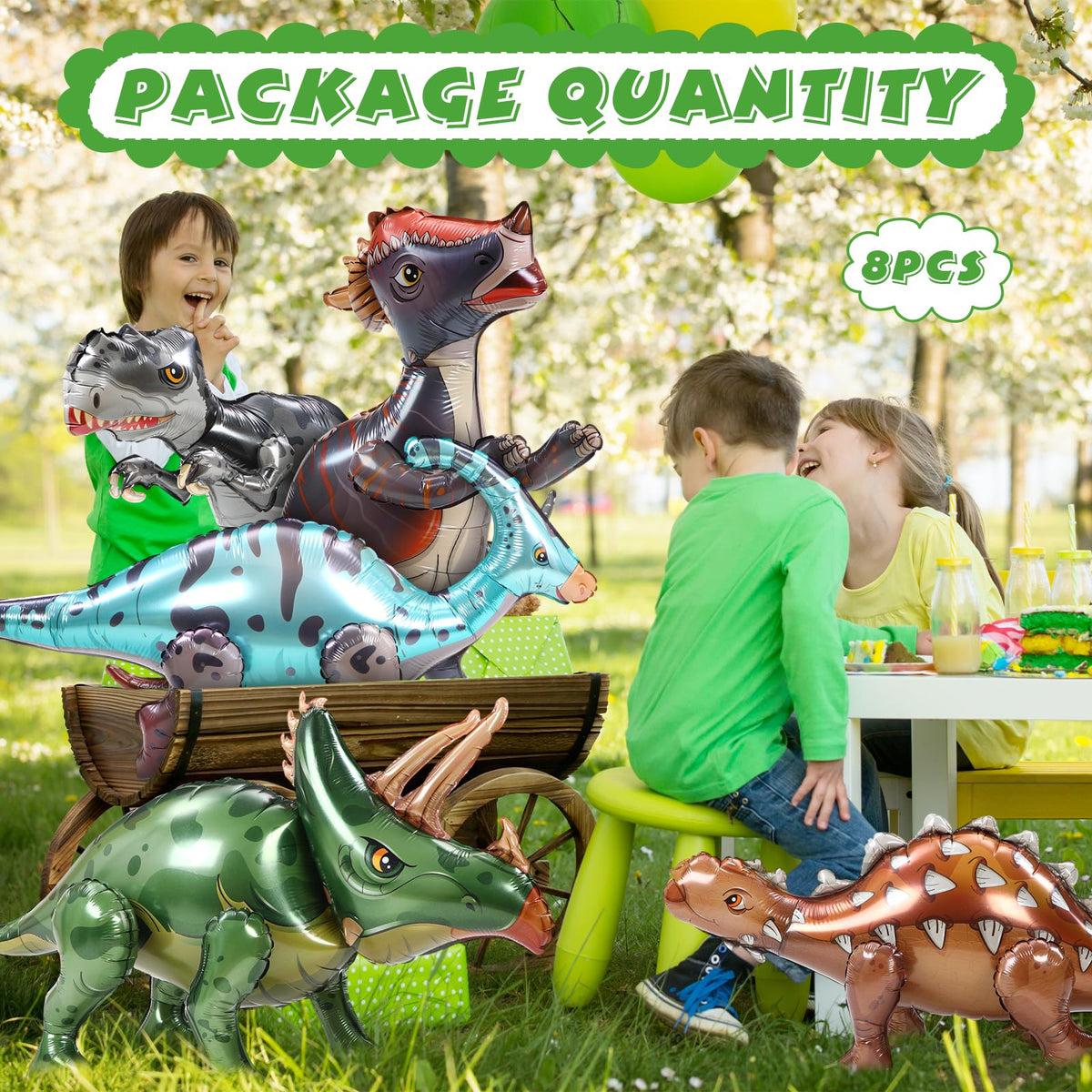 Vinsot dinosaur party decorations for birthdays and theme events.