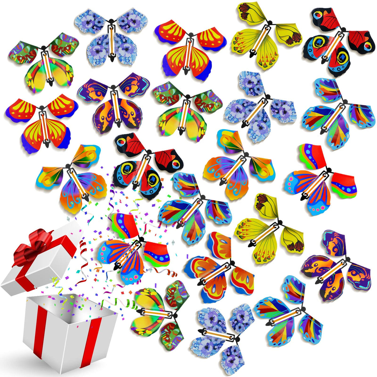Vinsot flying butterfly collection ready to bookmark pages with color and charm.