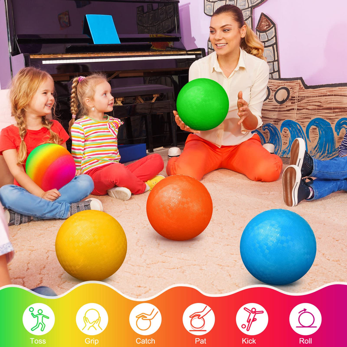 Vinsot setup for indoor and outdoor play spaces