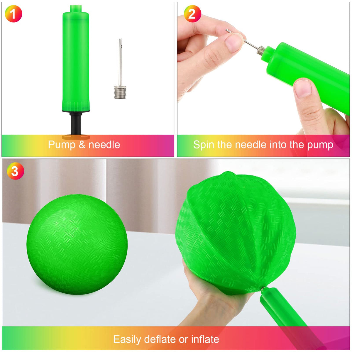 Vinsot 8.5-inch kickball-style ball for outdoor games