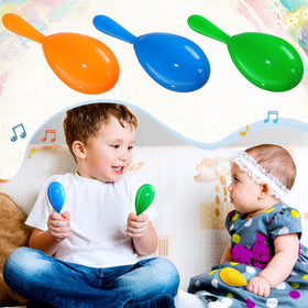 Vinsot neon mini maracas orange energize dance breaks and classroom activities.