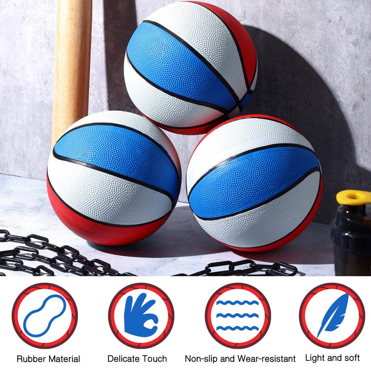 Vinsot pool party balls float for splashy, kid-friendly swimming games.