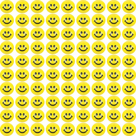 Vinsot smile face stress ball yellow 2-inch, compact desk accessory for quick mood lift.