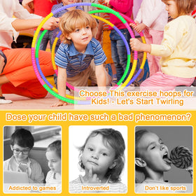 Vinsot toy hoop durable plastic construction for repeated use.