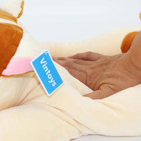 Vintoys office nap cat plush offers comfort during desk breaks.