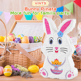 VinTS Bunny Pinata decor display ready for home or party spaces